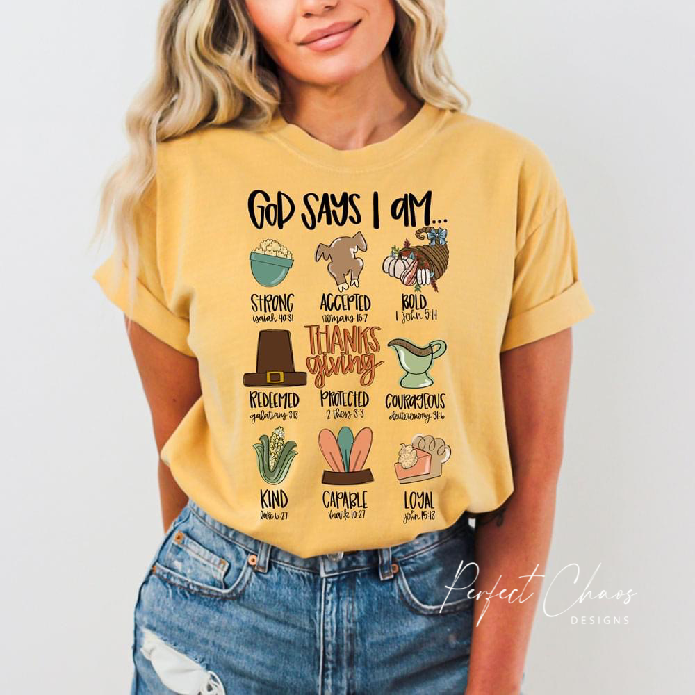 God Says I am... Thanksgiving