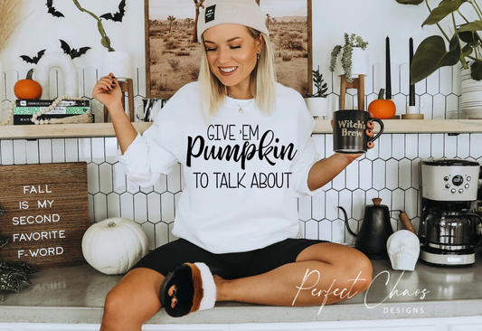 Give em pumpkin to talk about