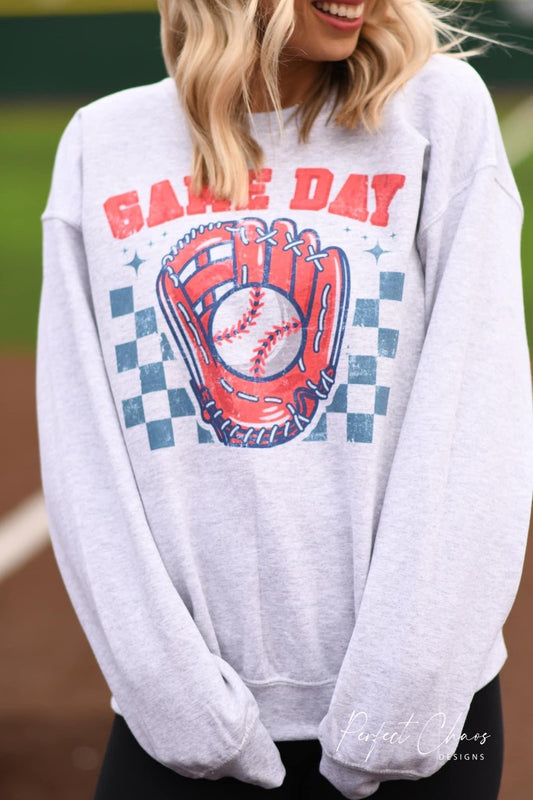 Game day vintage baseball Tee