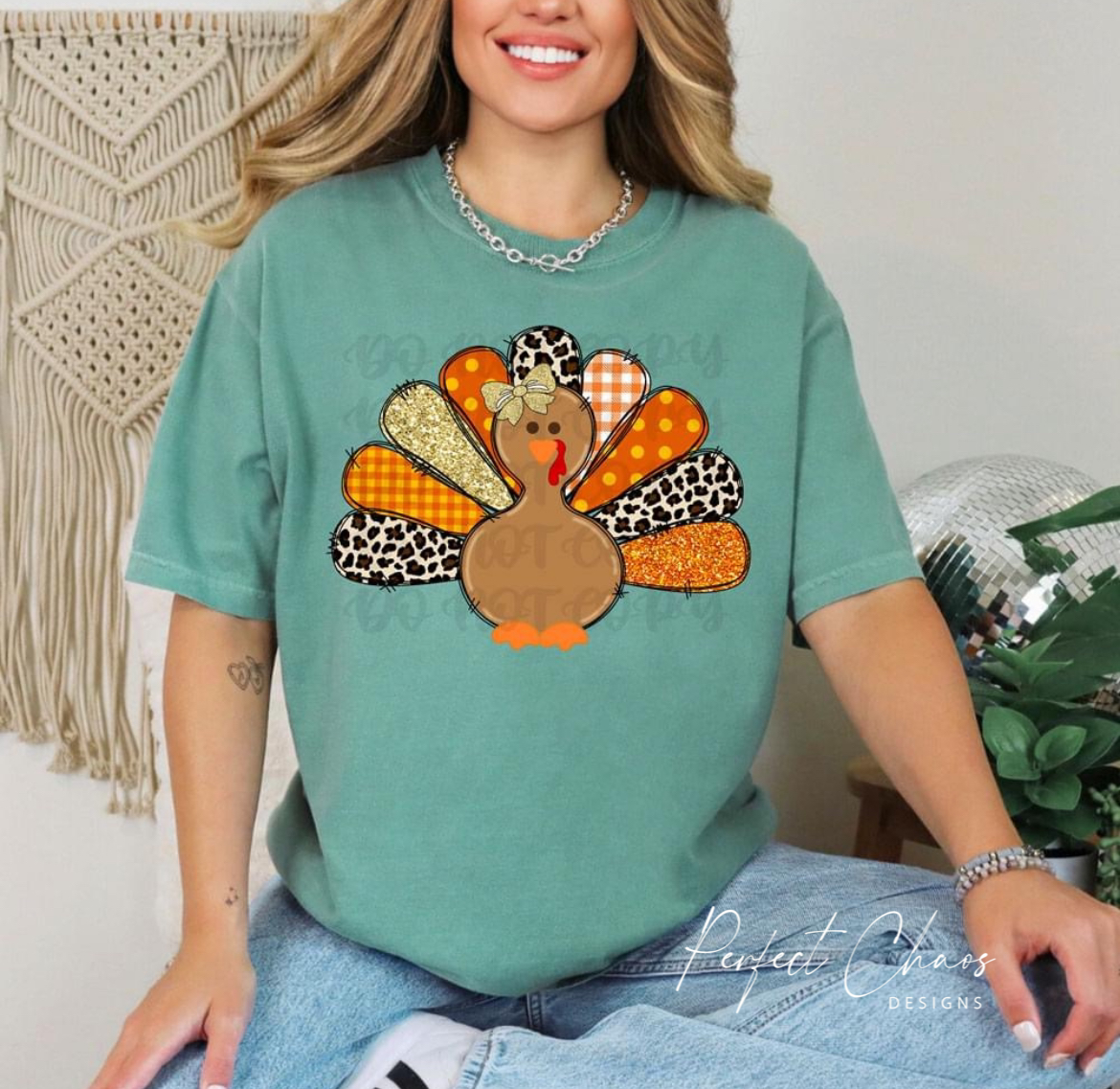 Leopard + Bow Turkey