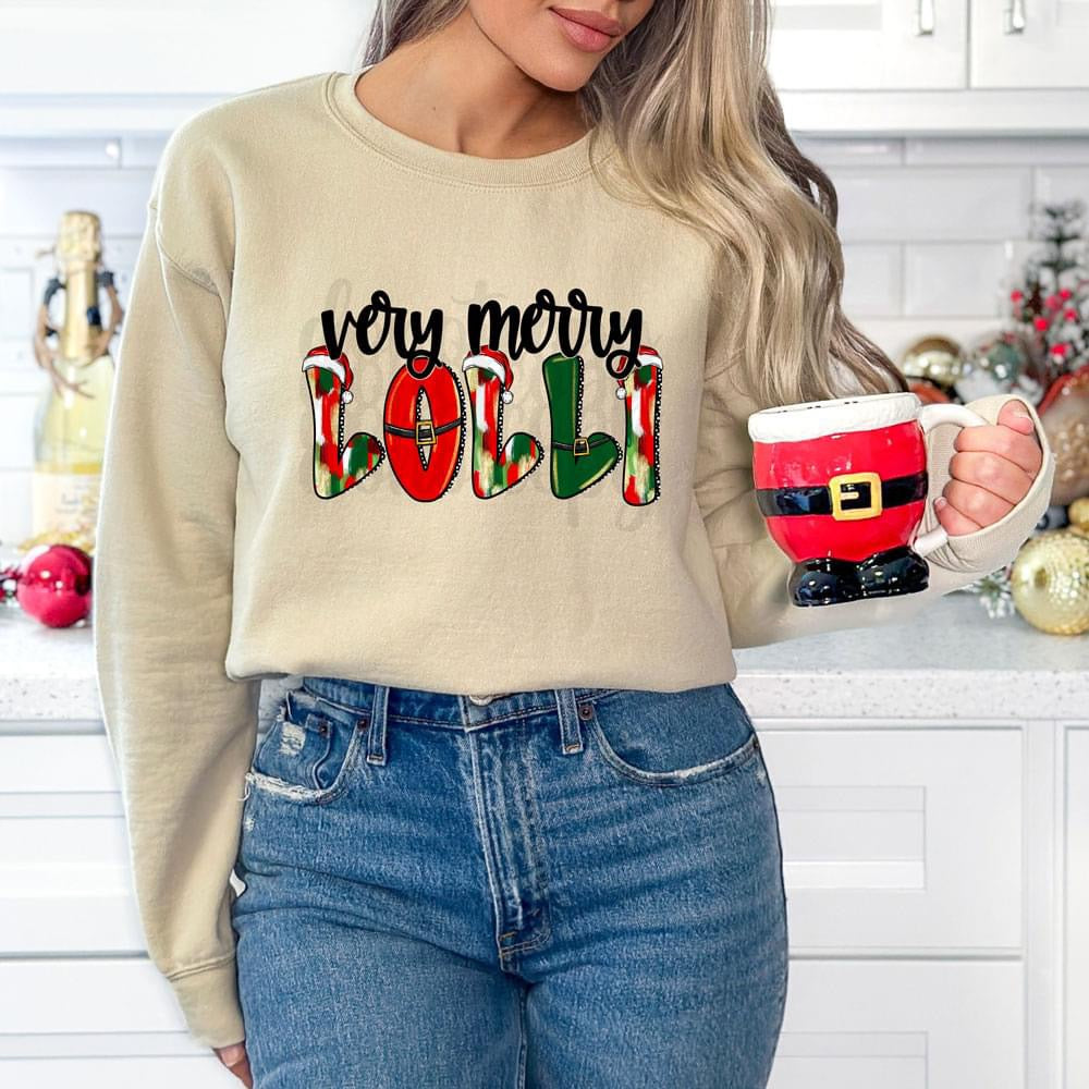Very Merry Custom Names Santa Claus Hat