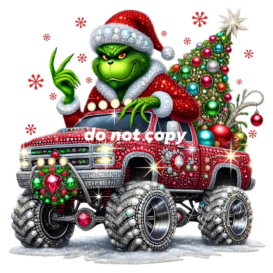 Green Man Monster Truck