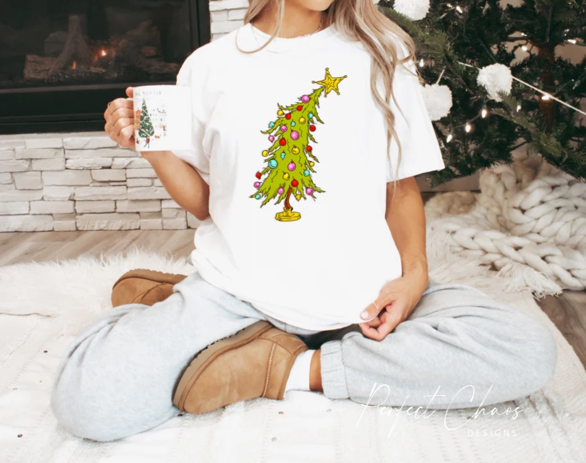 Slanted Star Christmas Tree