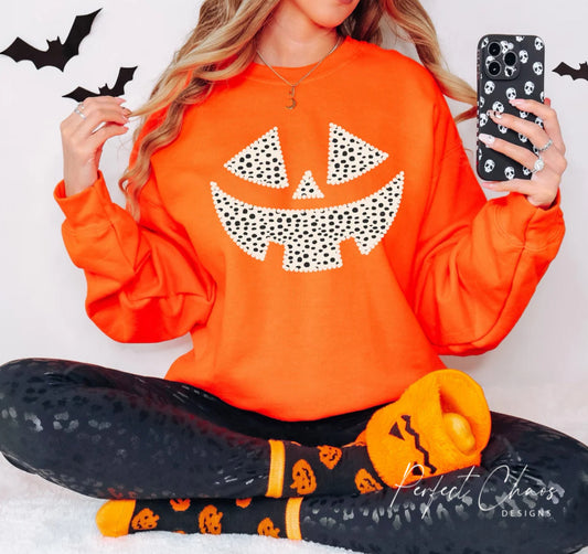 Pumpkin Dot Face
