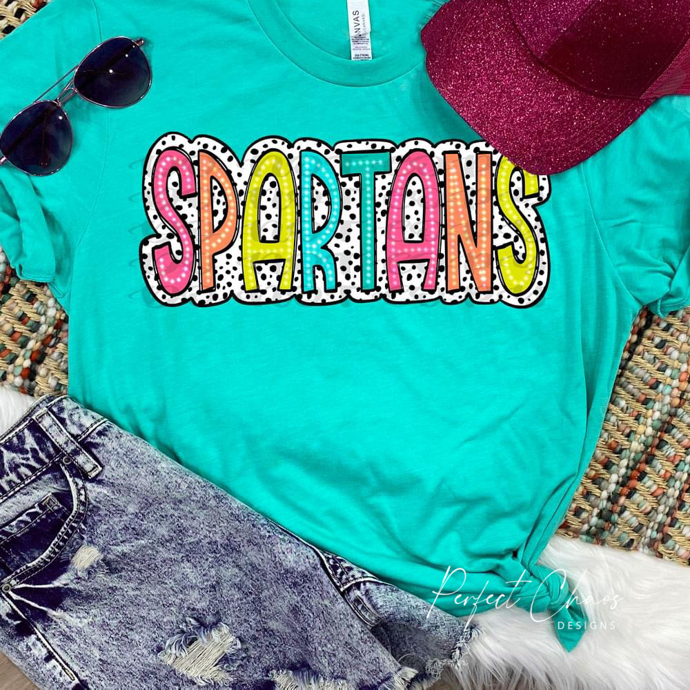 Sport Names Dalmatian Print