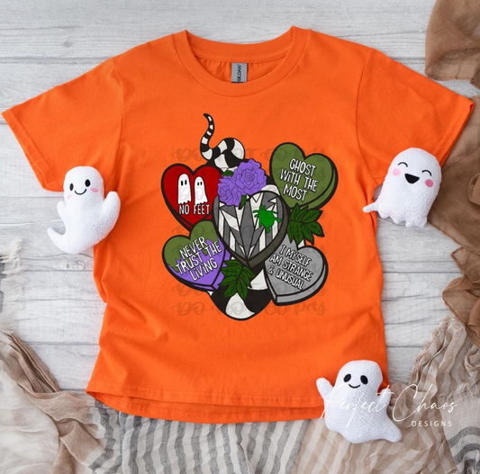Candy Halloween Hearts