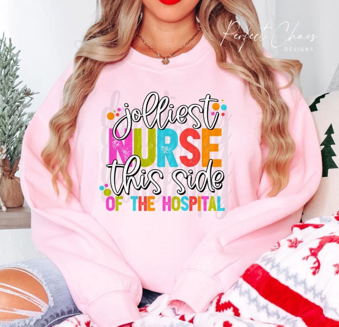 Jolliest nurse this side of the hospital