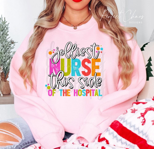 Jolliest nurse this side of the hospital