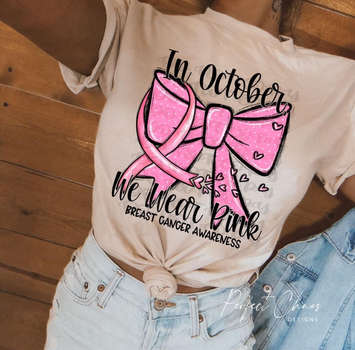 In October we wear pink