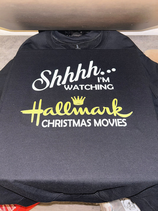 Shh.. I’m watching Hallmark Christmas Movies