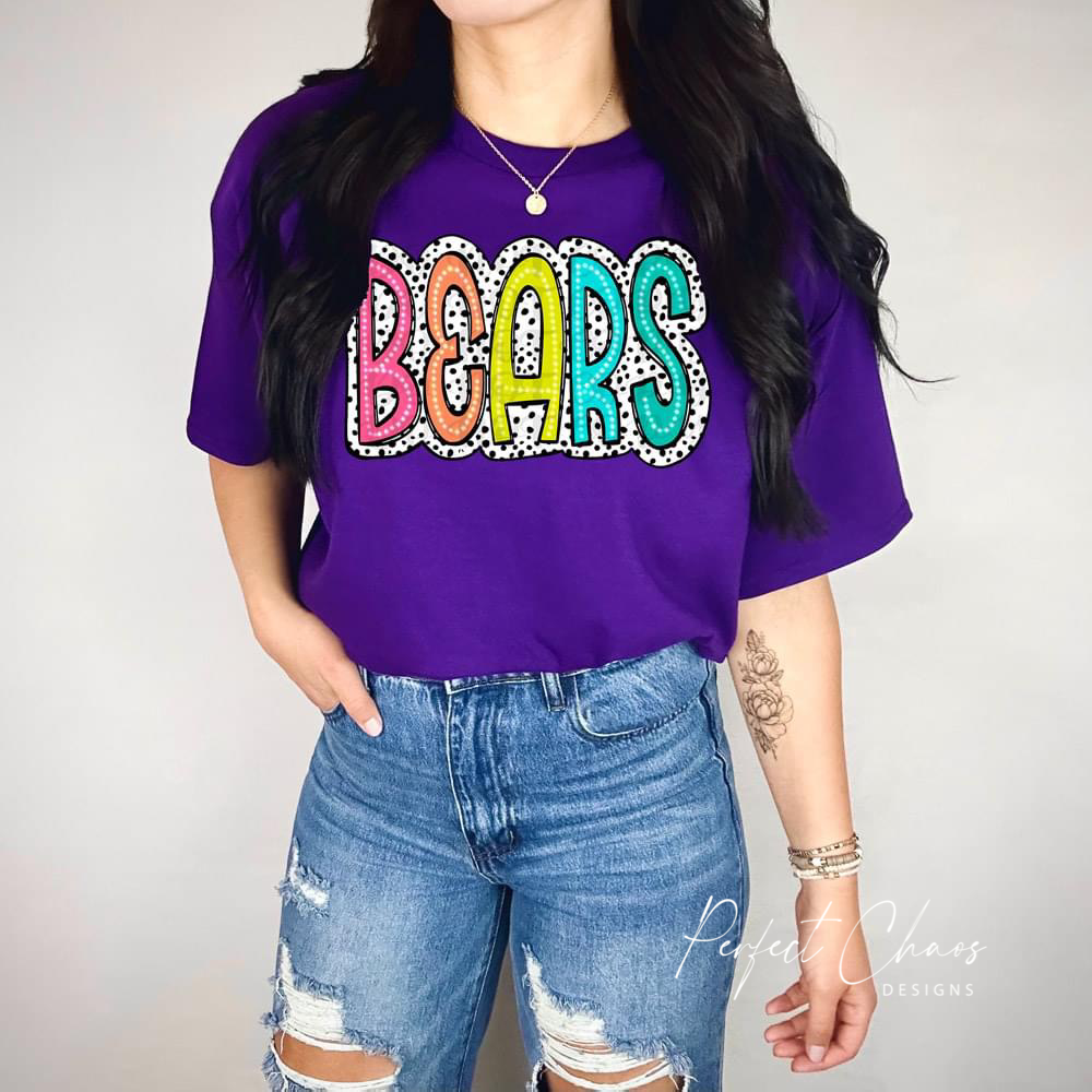 Sport Names Dalmatian Print