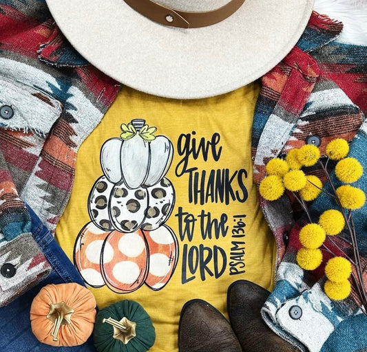 Give thanks to the Lord