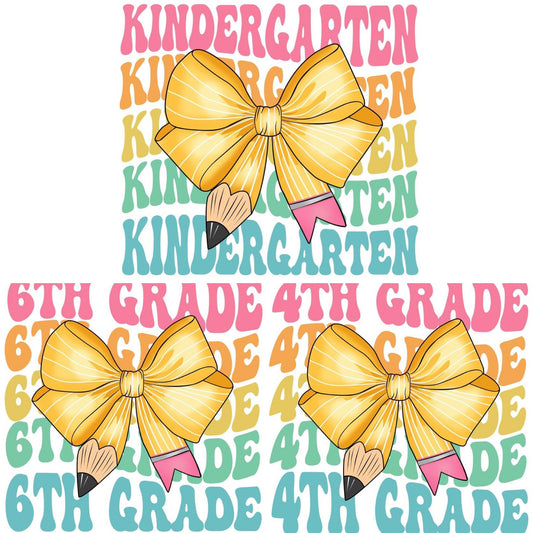 Grade Pencil Bow