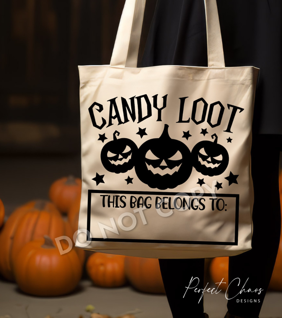 Halloween Candy Totes