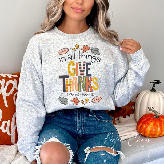 In All things Give Thanks