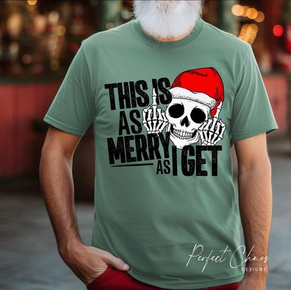 This is as merry as I get