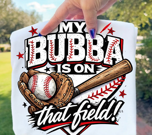 My bubba is on that field