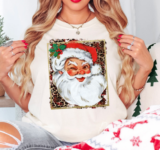 Santa Leopard Background