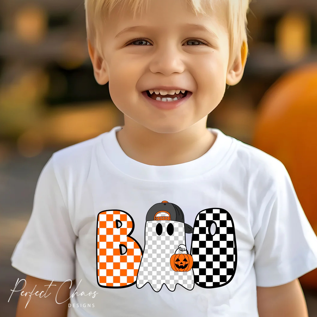 Boo Checkered