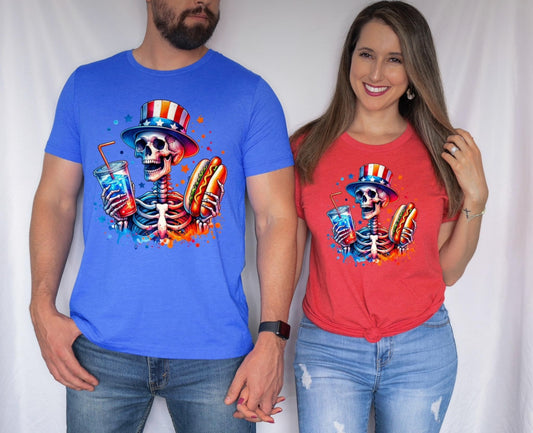 Patriotic skeletons