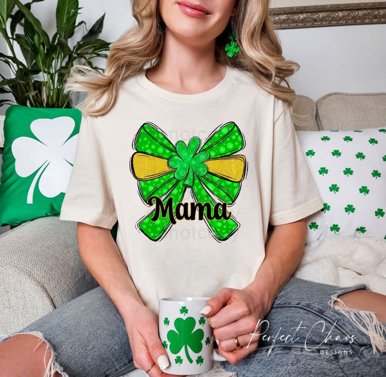 Clover Custom Name Bow