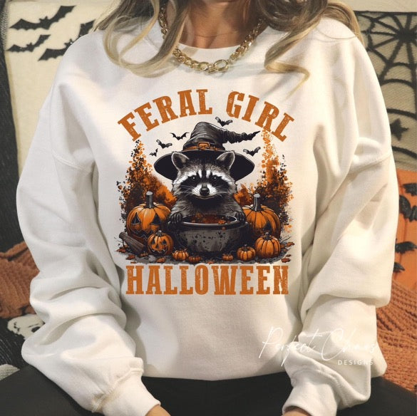Feral girl Halloween