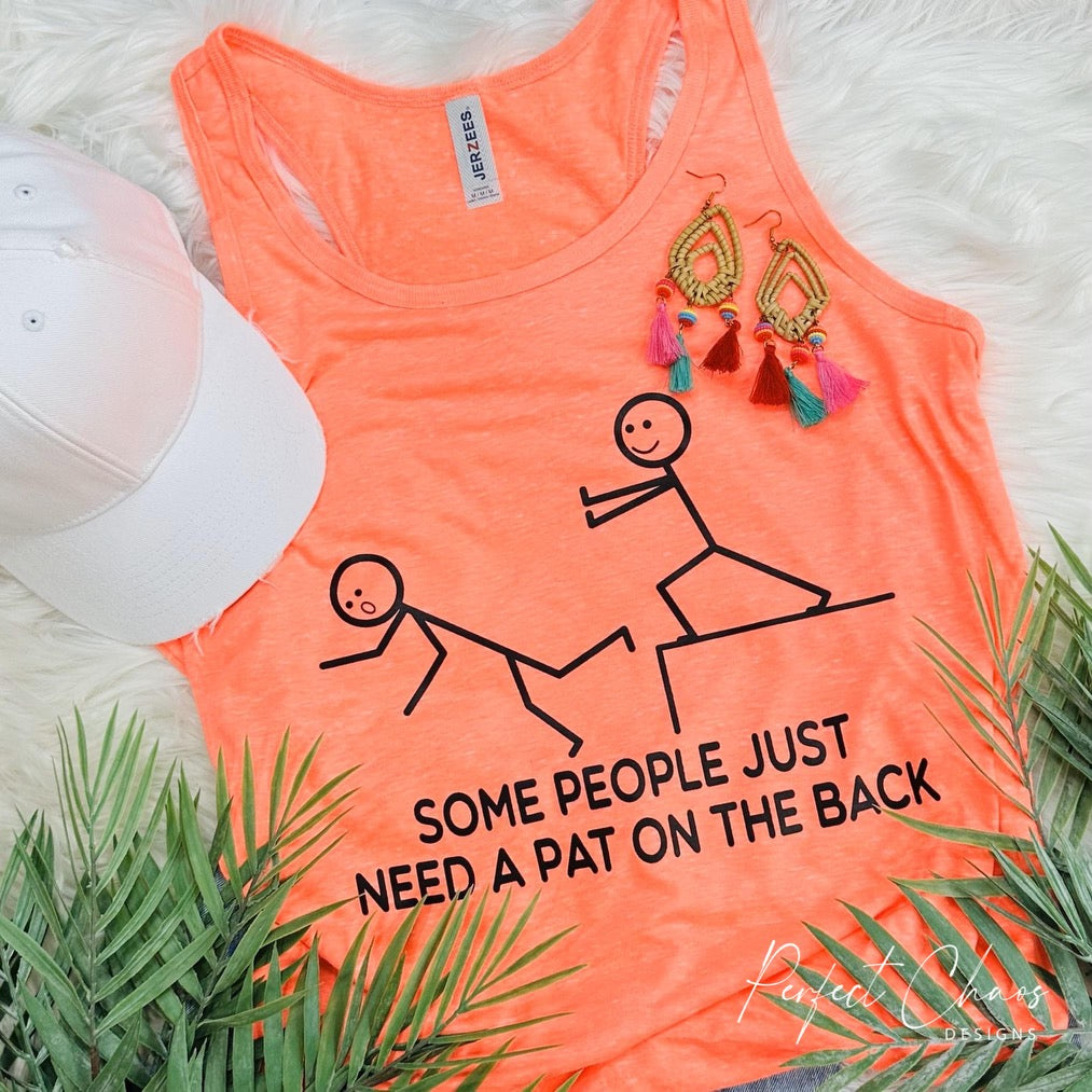 Some people just need a pat on the back
