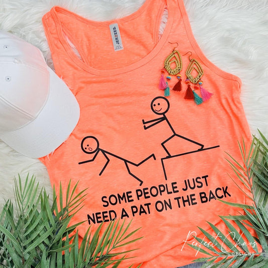 Some people just need a pat on the back