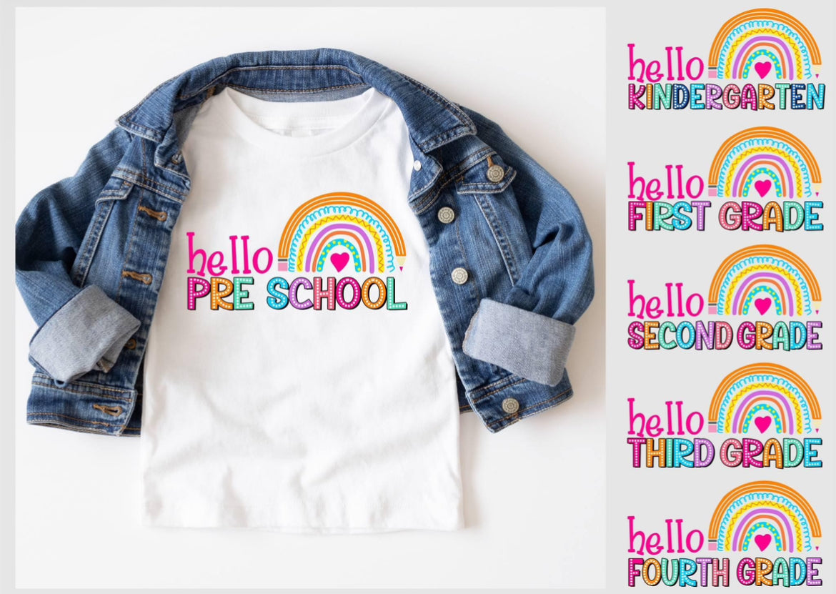Hello Grade Rainbow