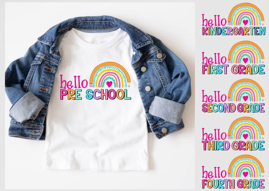 Hello Grade Rainbow