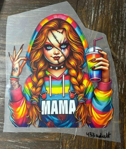 Halloween Horror Redheaded Mama