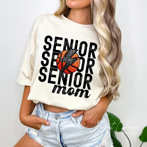 Senior basketball mom