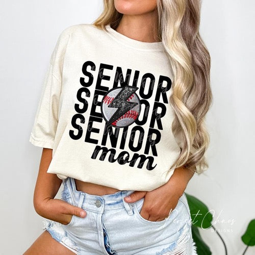 Senior baseball mom