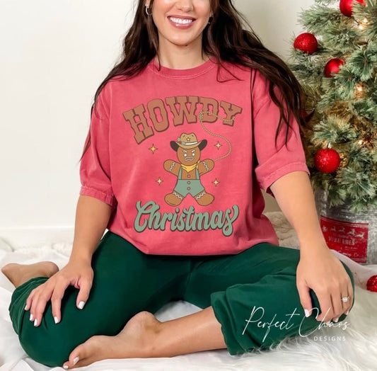 Howdy Christmas - Cowboy Gingerbread man