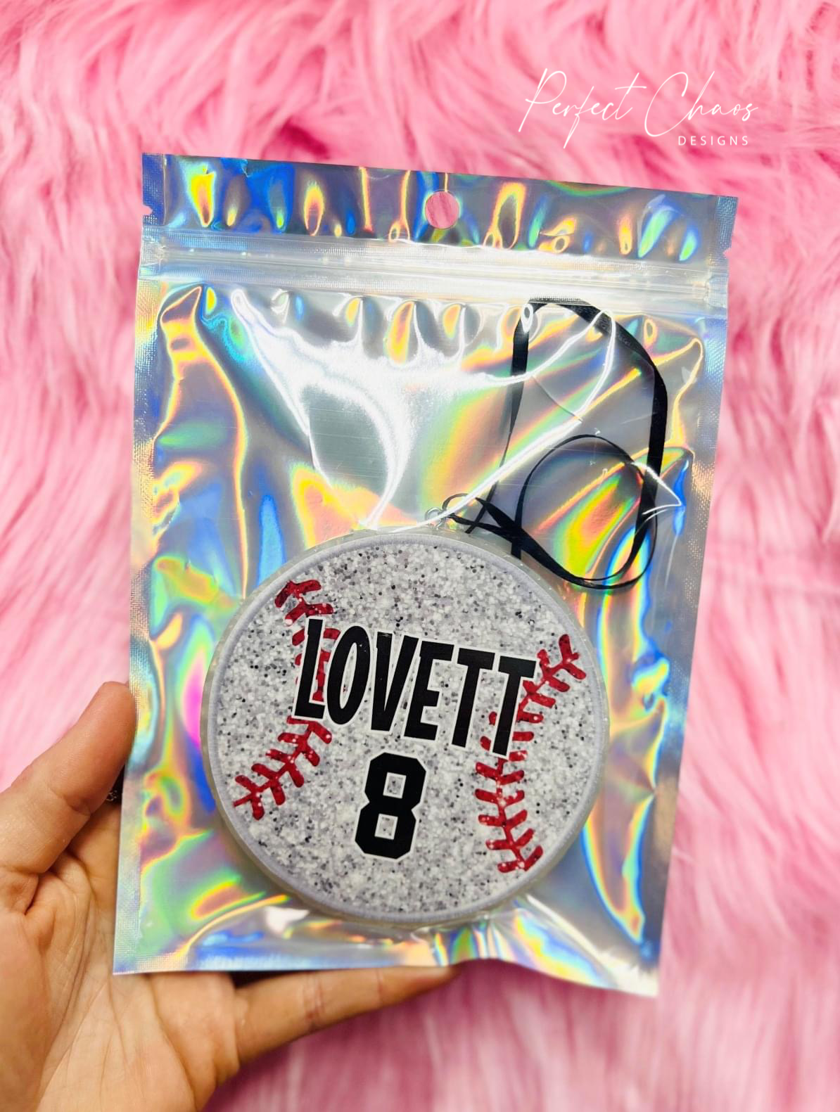 Softball + Baseball Custom Glitter Freshies