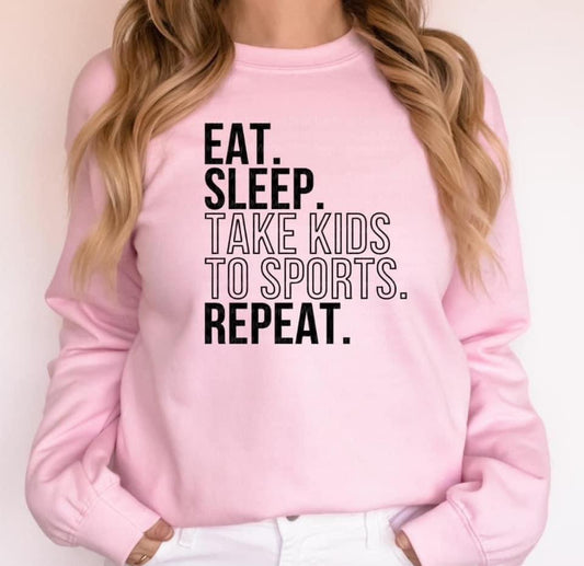 Eat. Sleep. Take kids to sports. Repeat.