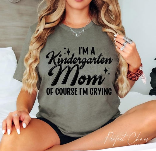 I’m a kindergarten mom of course I’m crying