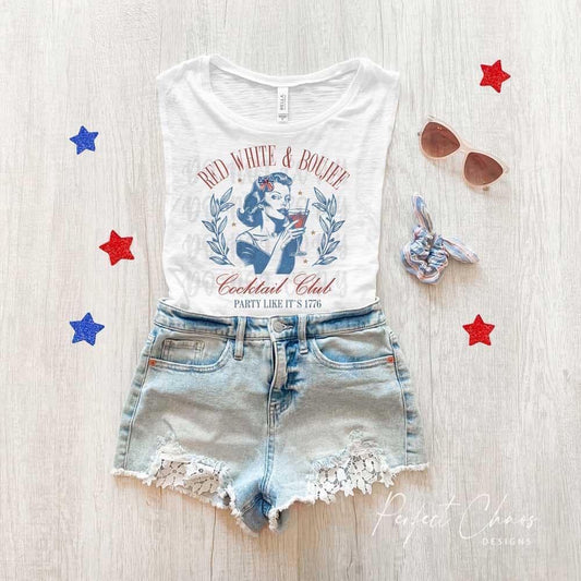 Red white and Boujee Cocktail Club