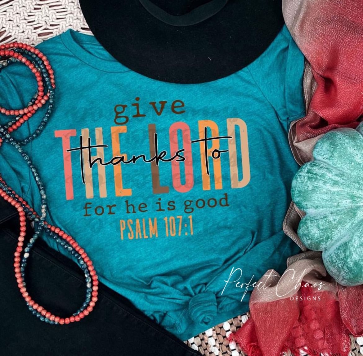 Give the lord thanks