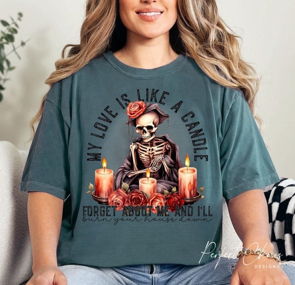 My love is like a Candle