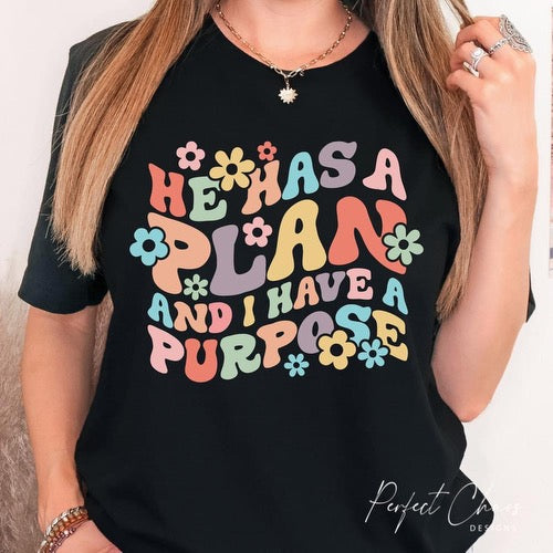 He has a plan and I have a purpose