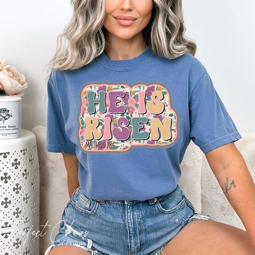 He is risen colorful
