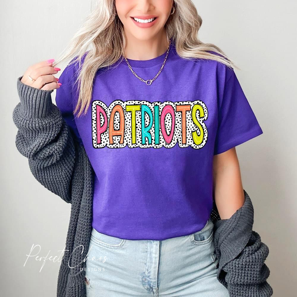 Sport Names Dalmatian Print