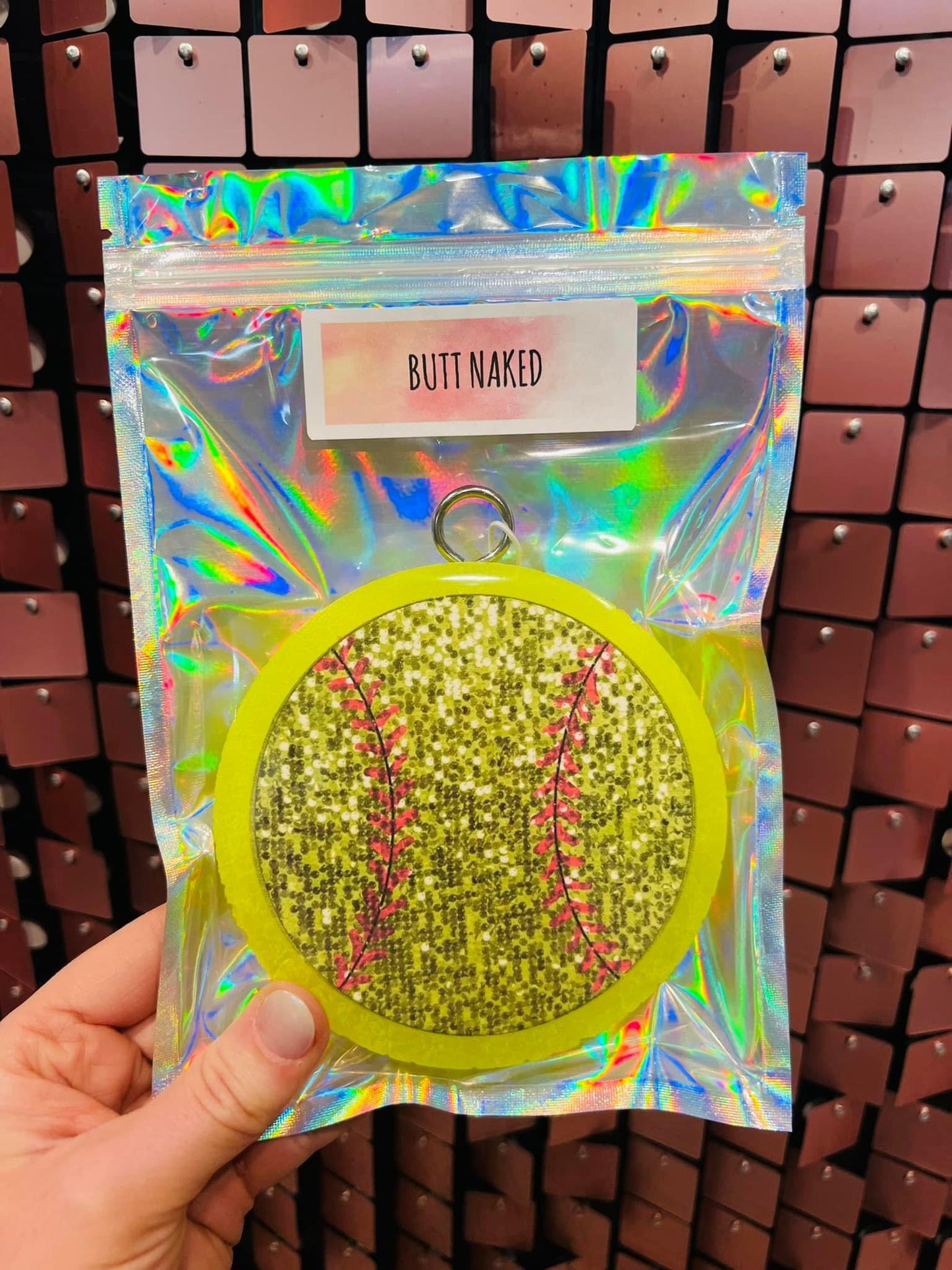 Disco Baseball + Softball Car Freshies