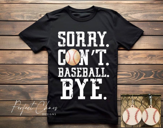 Sorry. Can't. Baseball. Bye.