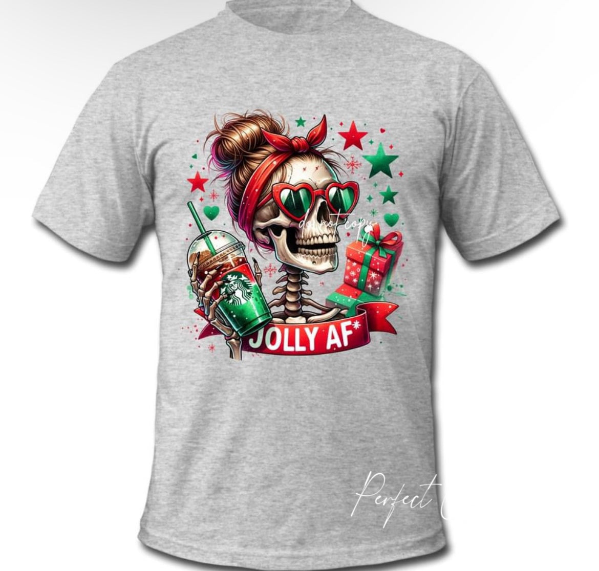 Christmas Skeleton + Drink