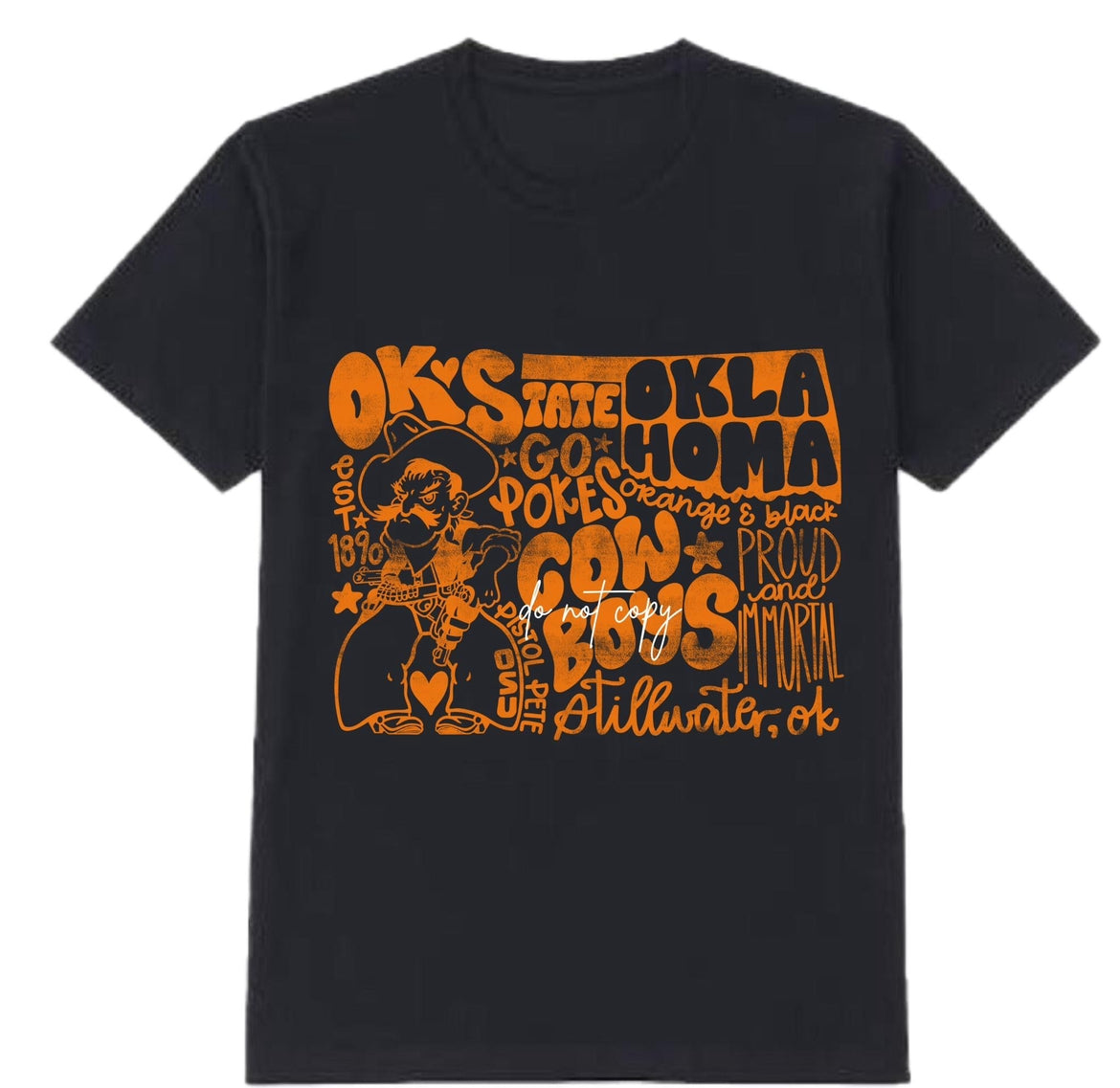 Cowboys Orange and Black