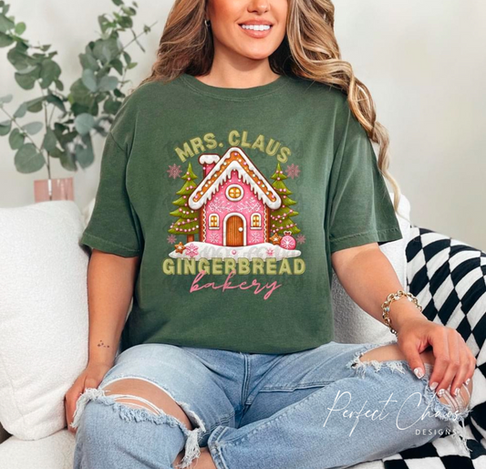 Mrs clause gingerbread bakery