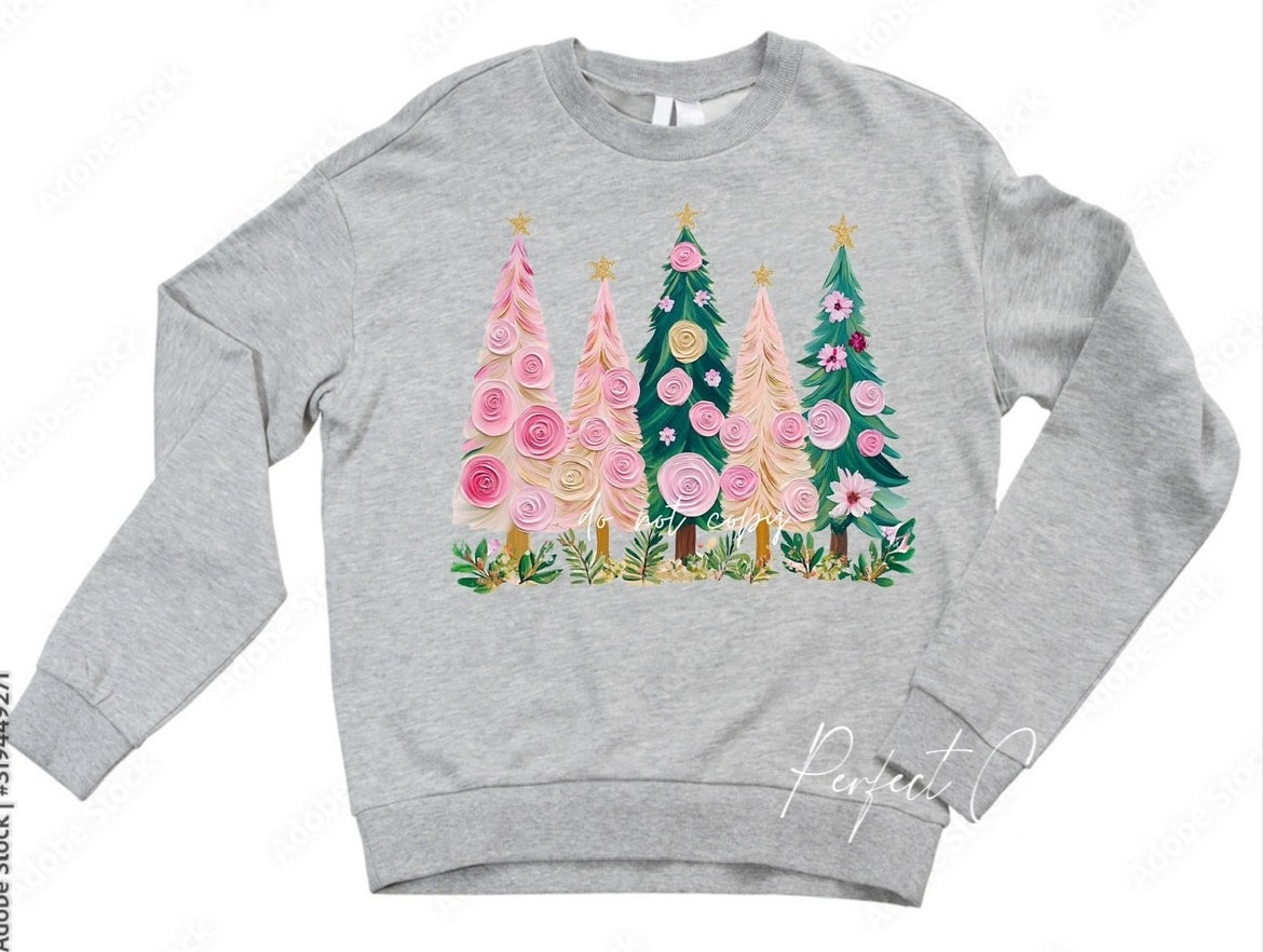 Floral Christmas Tree - Different Patterns