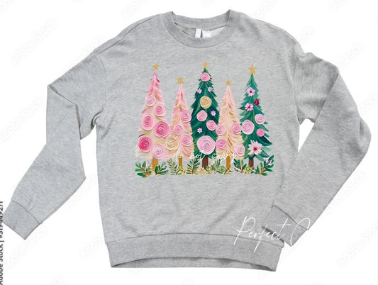 Floral Christmas Tree - Different Patterns